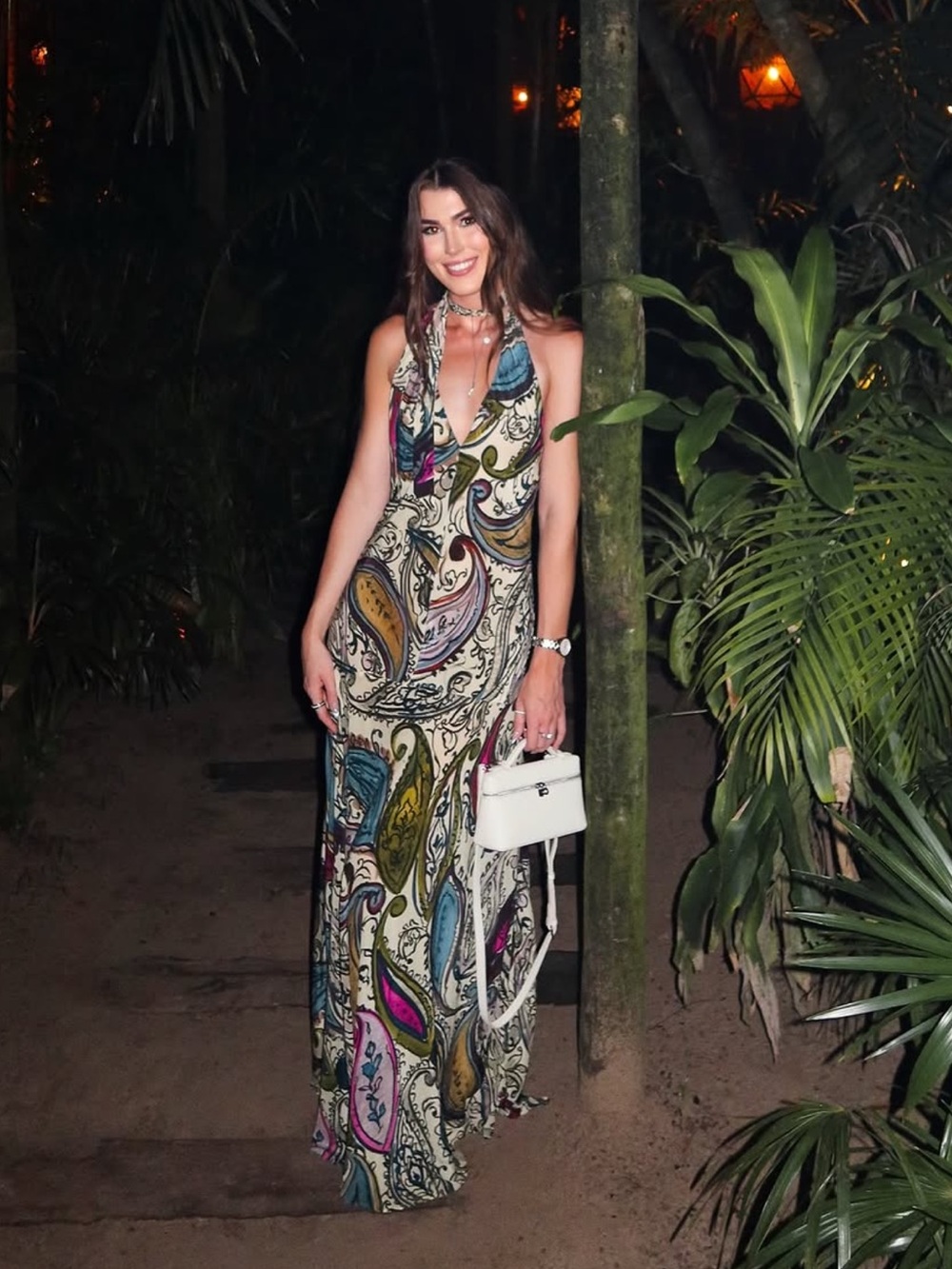 Zara Paisley Halter Maxi Dress in Multi Colors - Picture 13 of 15